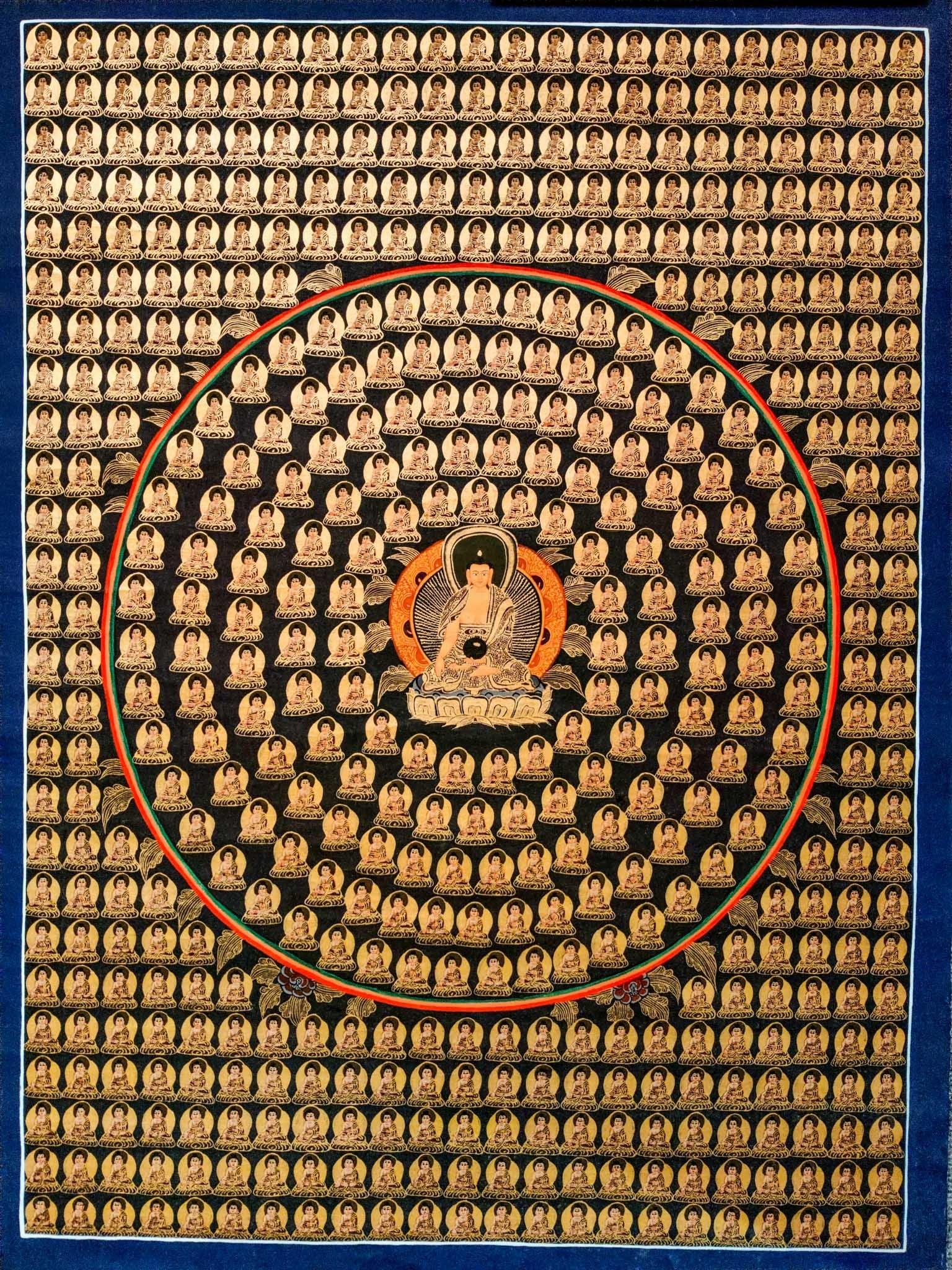 1008 Buddha Art Thangka Painting