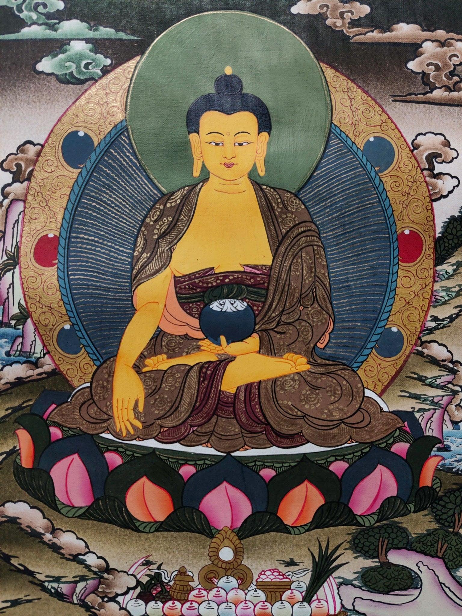High quality  Shakyamuni Buddha Thangka art