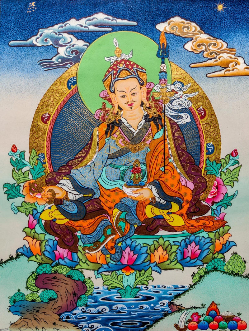 High Quality Guru Padmasambhava thangka painting