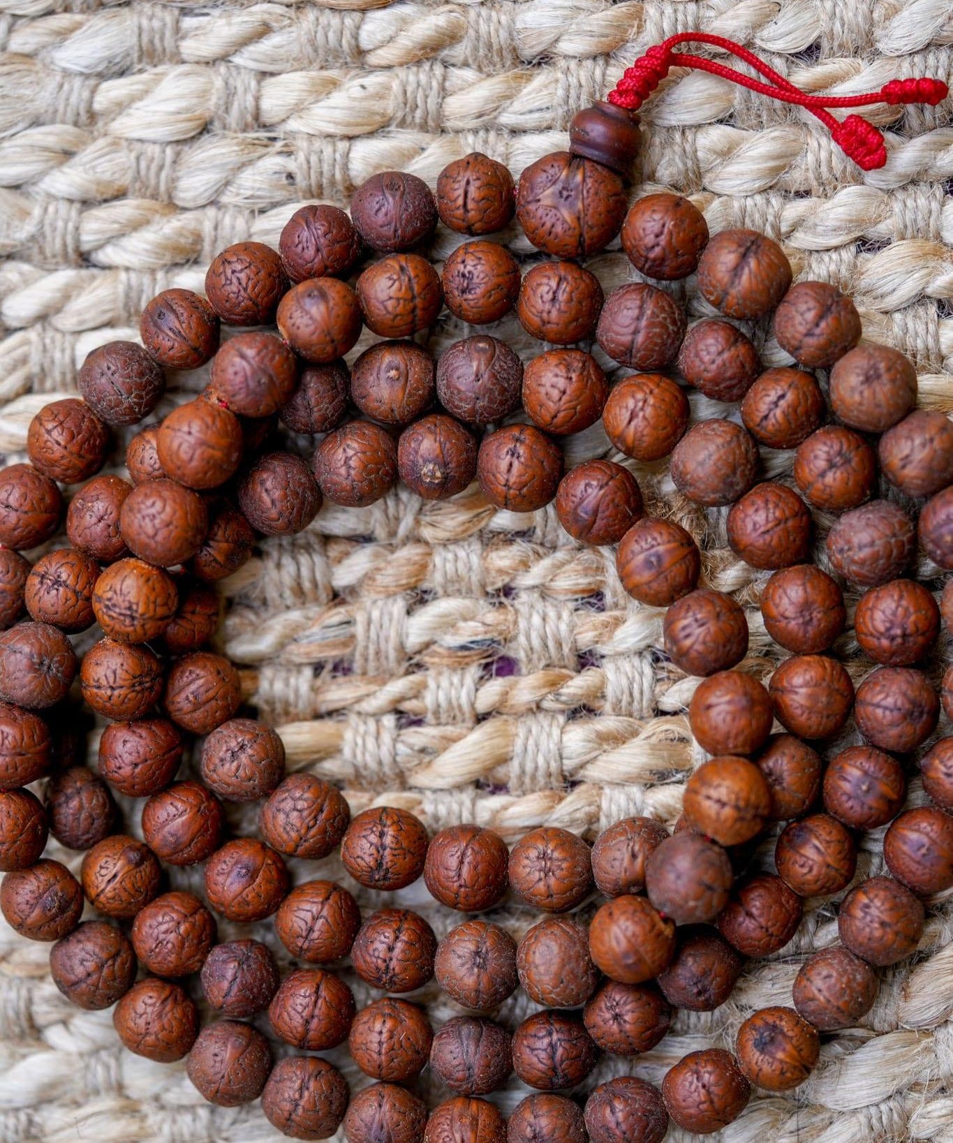 Antique Dark Bodhi Bead Mala