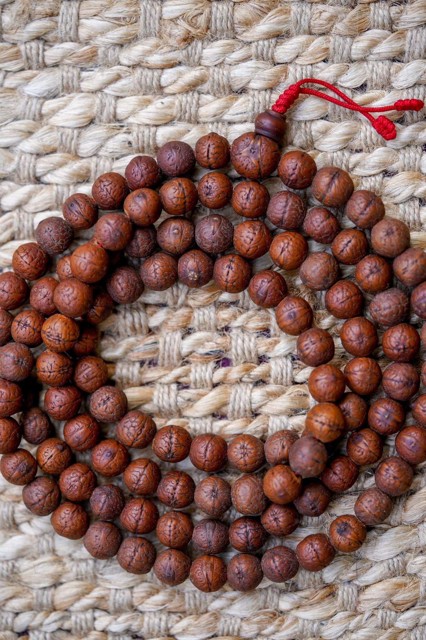 TIBETAN BODHI MALA Bodhi Seed Prayer Beads Bodhi Buddhist Prayer