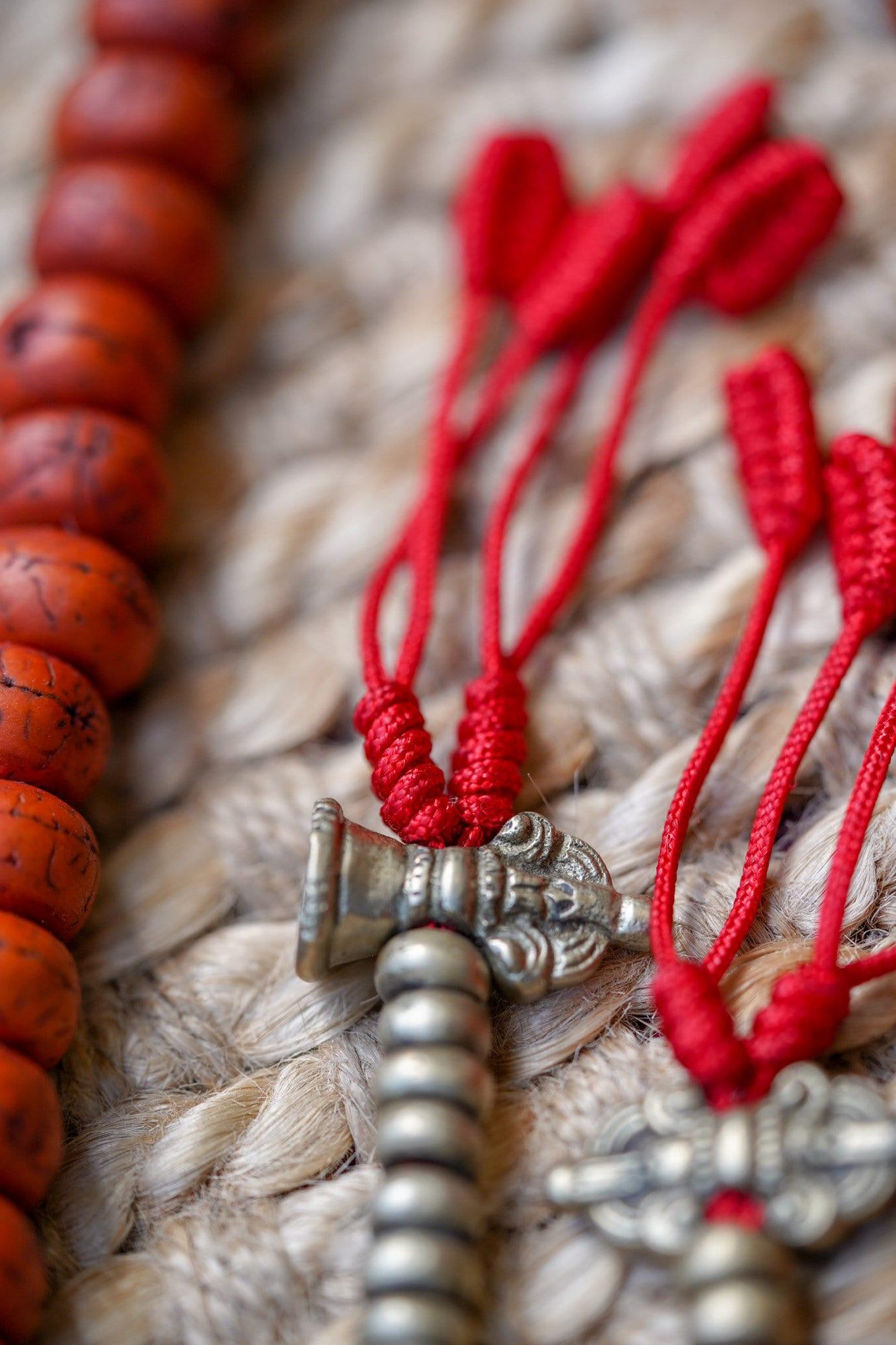 Vajra & Bell Dorje Bodhi Mala principle bead ring