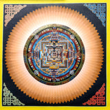 Burlywood color Kalachakra Mandala Thangka art