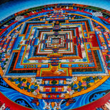 Authentic Kalachakra Mandala Thangka art.