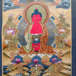Authentic Amitabha Buddha Thangka Art
