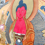 Amitabha Buddha Thangka Art side view