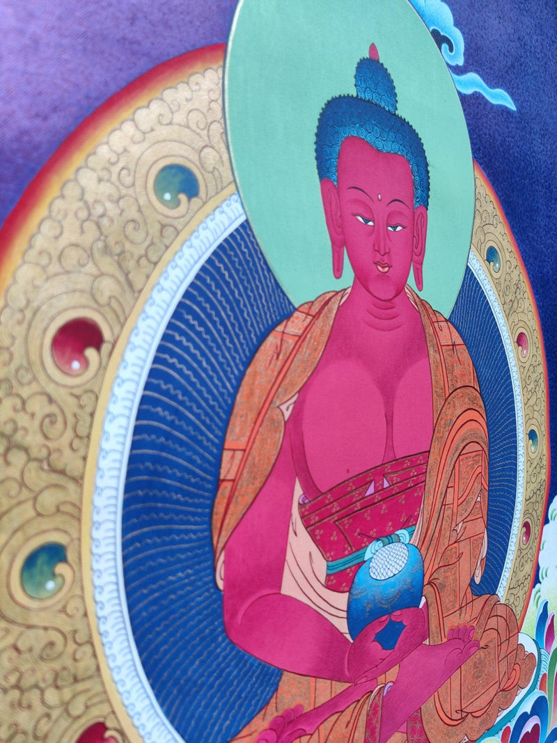 Authentic Amitabha Buddha Arts side view 