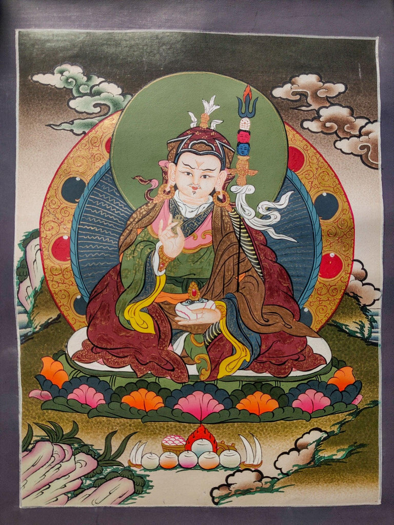 Guru Rinpoche Tibetan Thangka