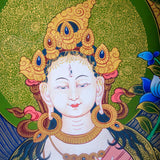 White Tara Tibetan Thangka Art - Himalayas Shop
