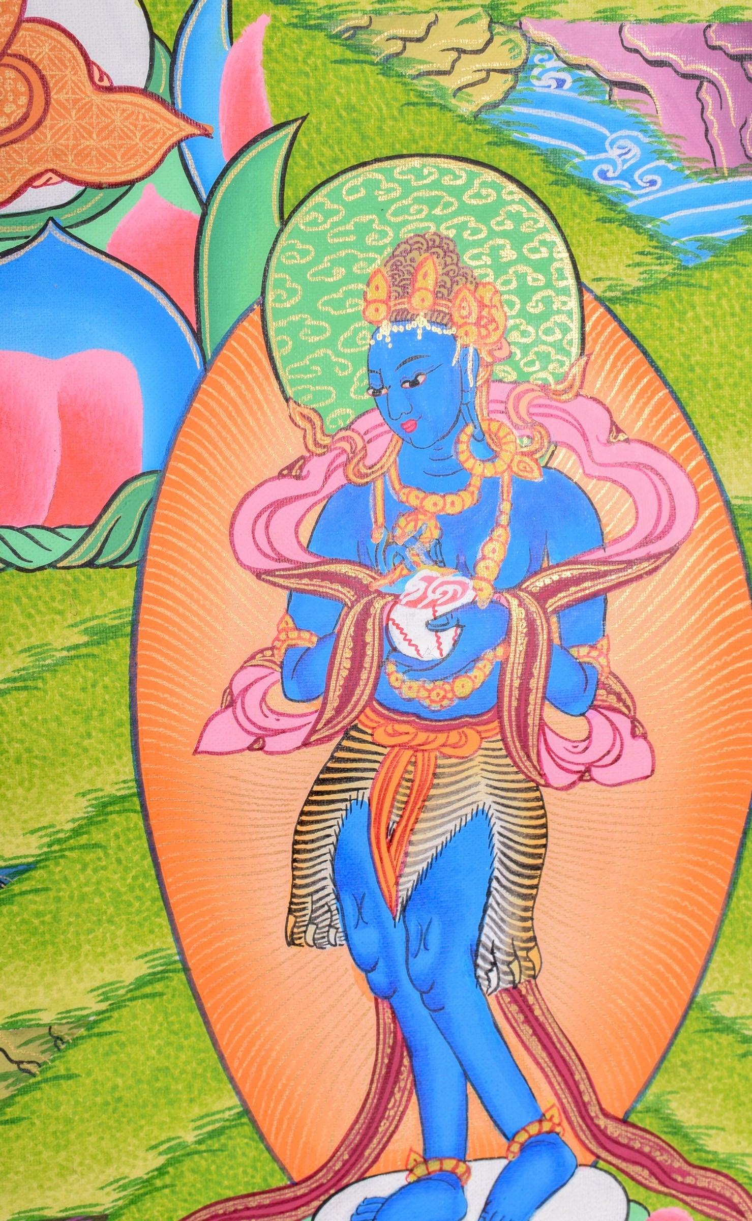  Authentic Tibetan Thangka Painting of Shakyamuni Buddha