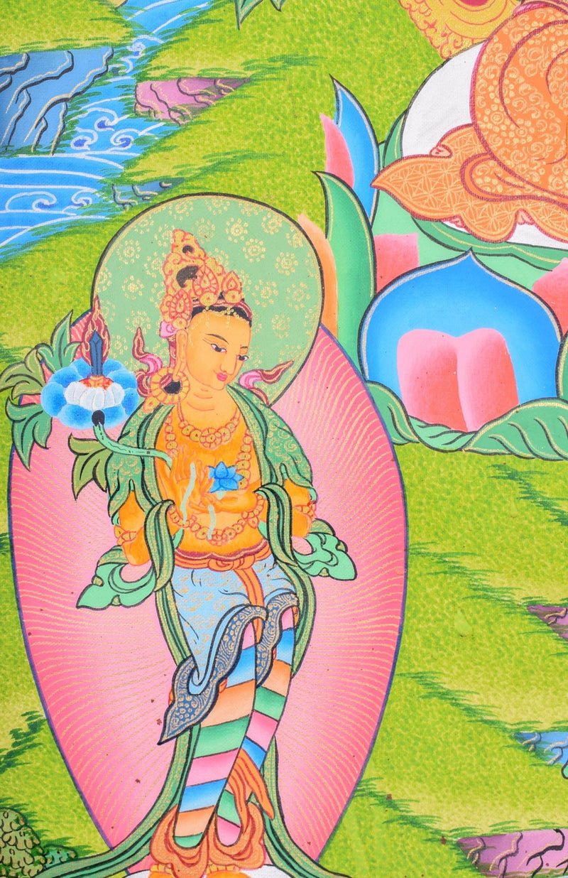  Authentic Tibetan Thangka Painting of Shakyamuni Buddha