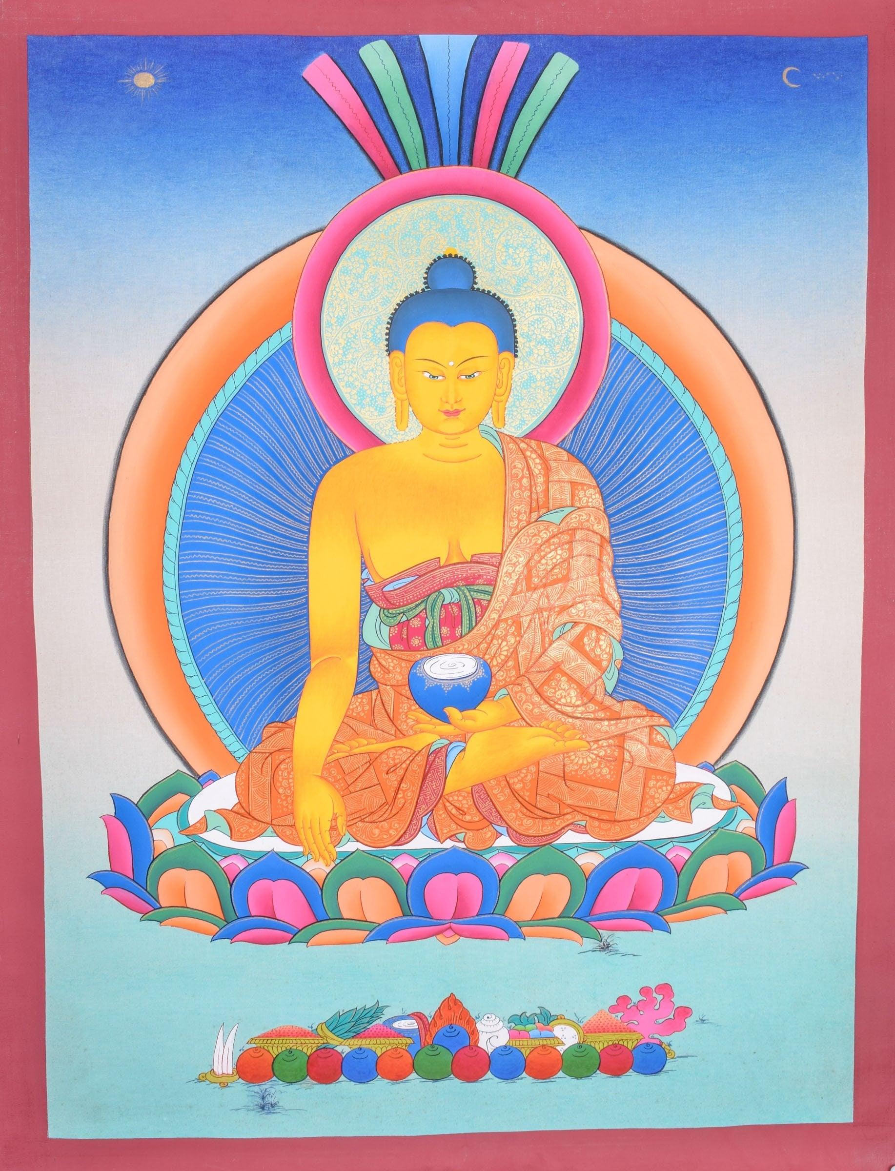 Tibetan art of  Shakyamuni Buddha - Himalayas Shop