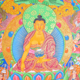 35 Buddha Thanka Art with Shakyamuni - Himalayas Shop