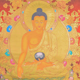 Thangka Painting of Shakyamuni Buddha - Himalayas Shop
