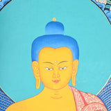 Tibetan Thangka painting of Shakyamuni Buddha - Himalayas Shop