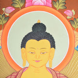 High Quality Shakyamuni Buddha Thangka Art for Meditation and Decoration