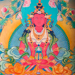 Western Pure Land of Amitayus Buddha Thangka Painting 