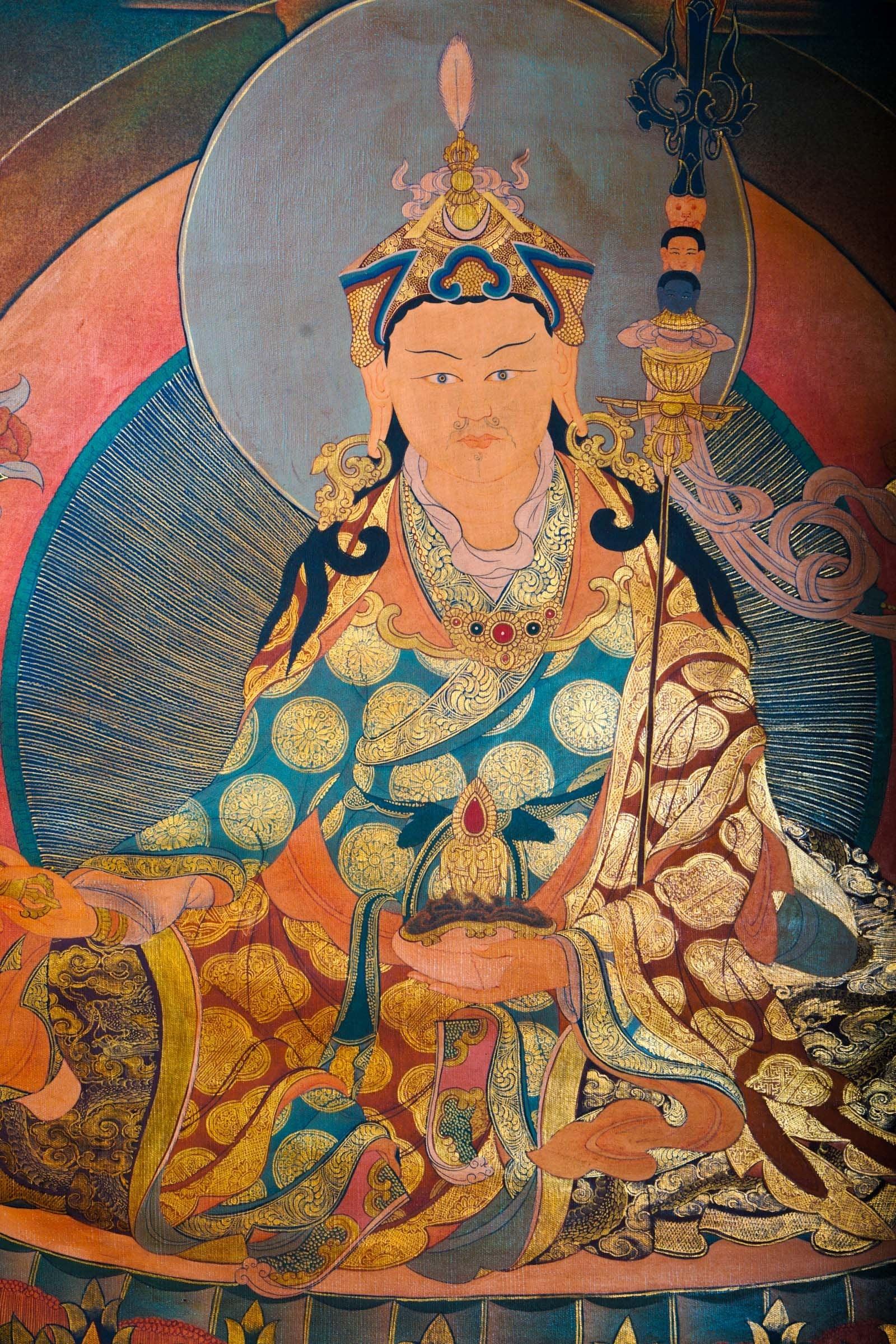 Guru Rinpoche Thangka Art made from Nepal