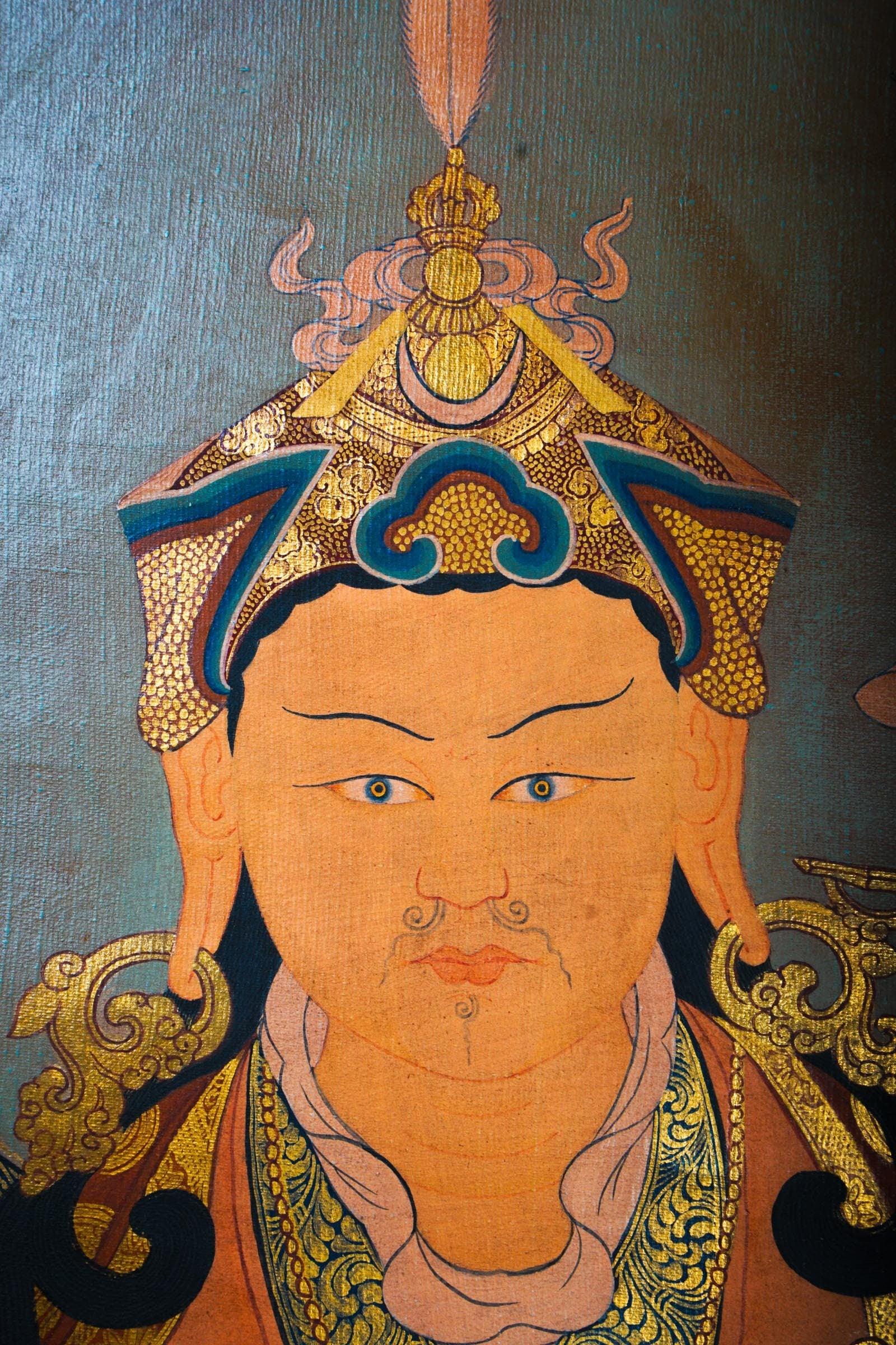 Guru Rinpoche Thangka Art made from Nepal