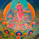 Tibetan Style Manjushri Thangka 