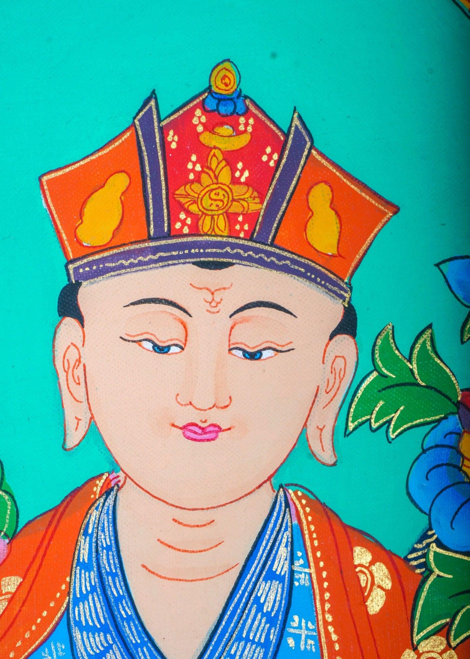 Karmapa handmade thangka art for home décor and mediational practice