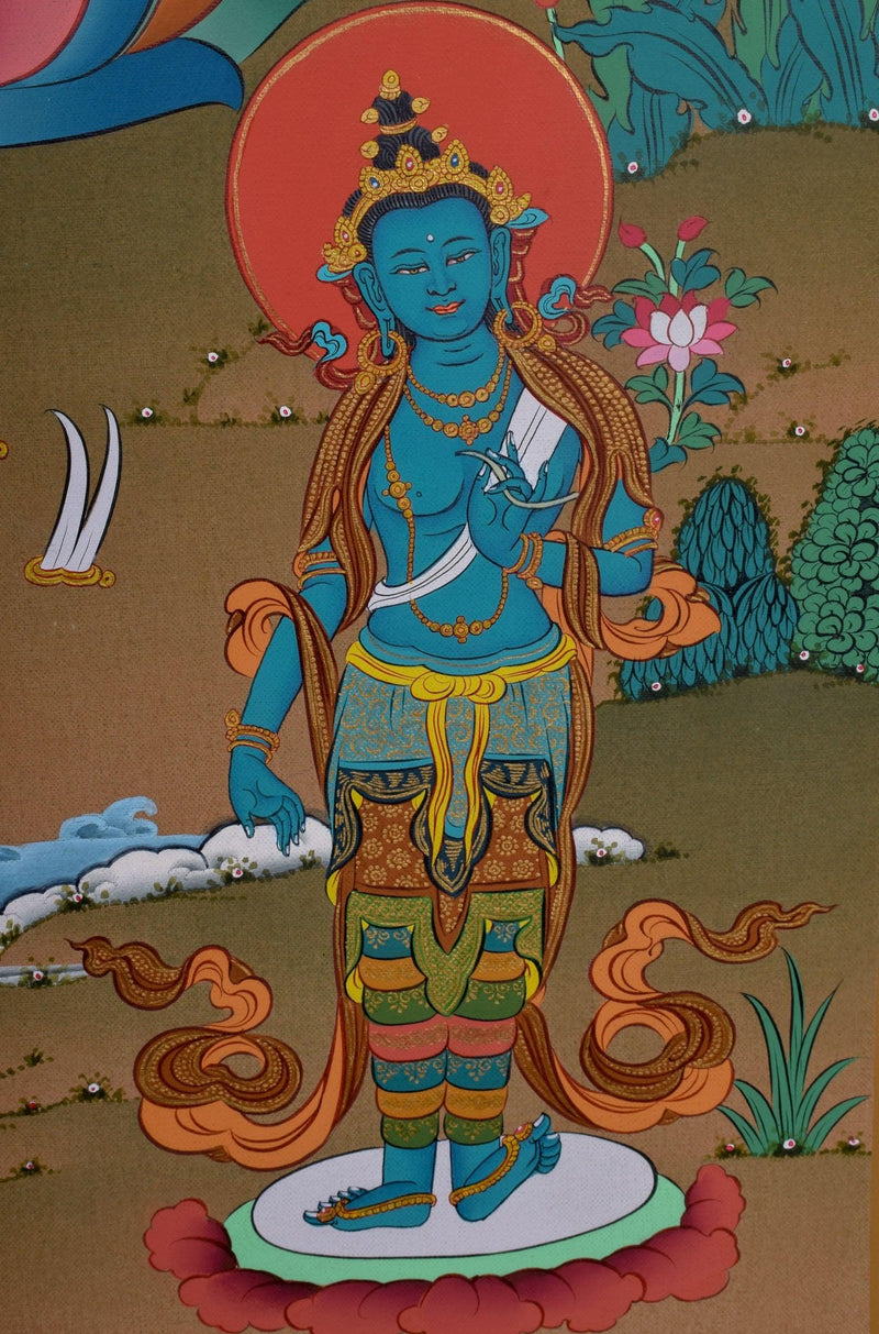 Long Life Amitabha Buddha Thangka