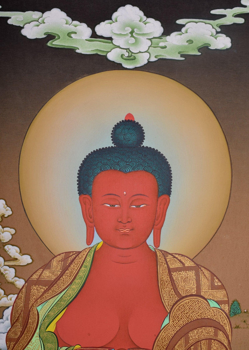 Long Life Amitabha Buddha Thangka