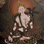 Amitayus Buddha Thangka Painting for meditational practice and spiritual gift