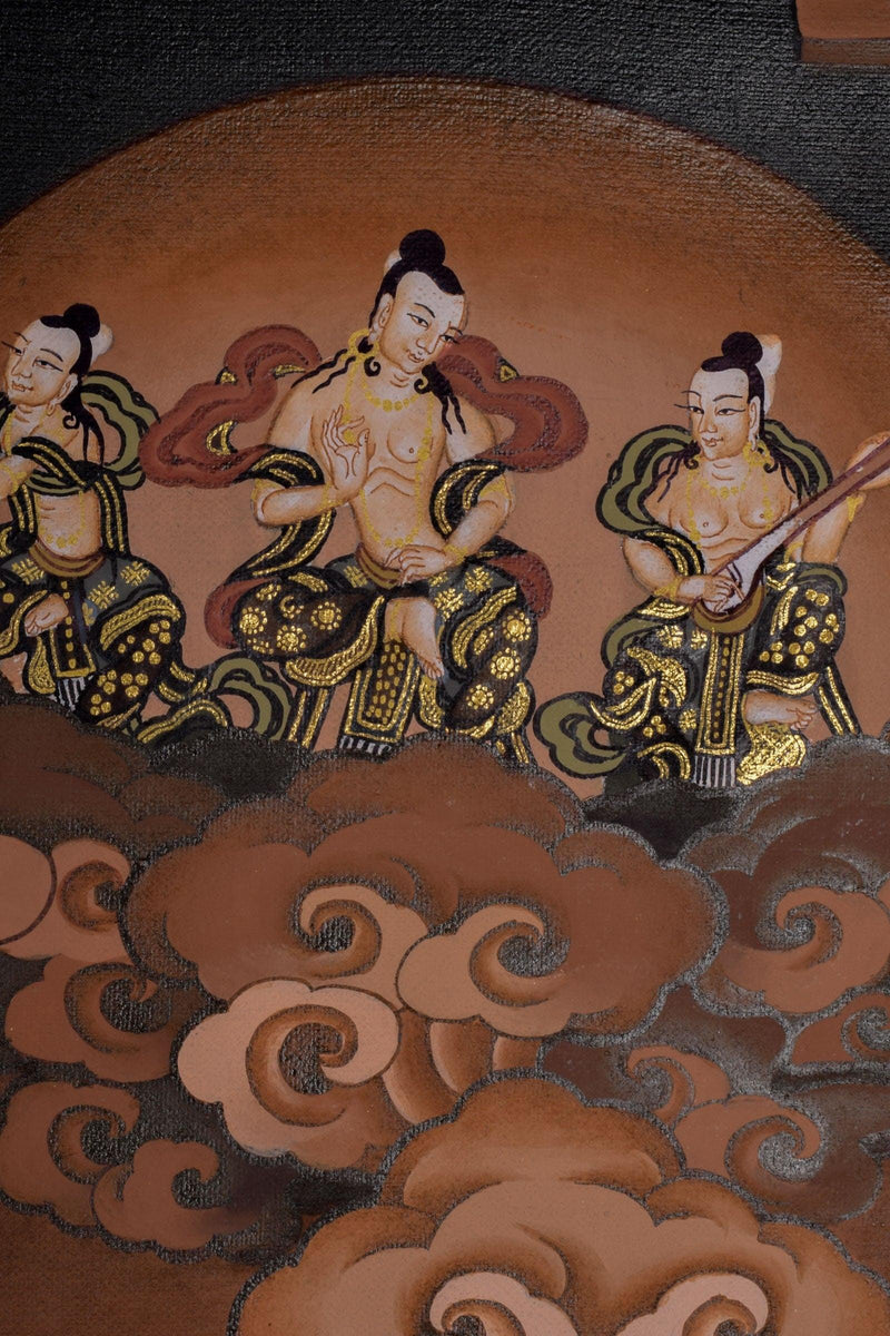 Green Tara Thangka Painting  For Meditational Practice and Spiritual Gifts