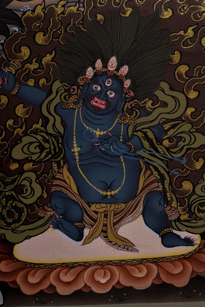 Green Tara Thangka Painting  For Meditational Practice and Spiritual Gifts