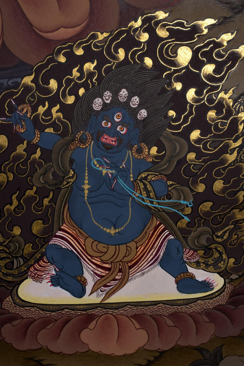 Traditional Genuine Hand Arts from Nepal - Manjushri Thangka