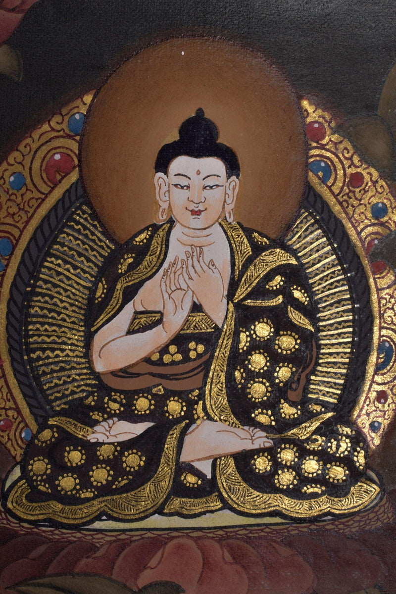 Traditional Genuine Hand Arts from Nepal - Manjushri Thangka