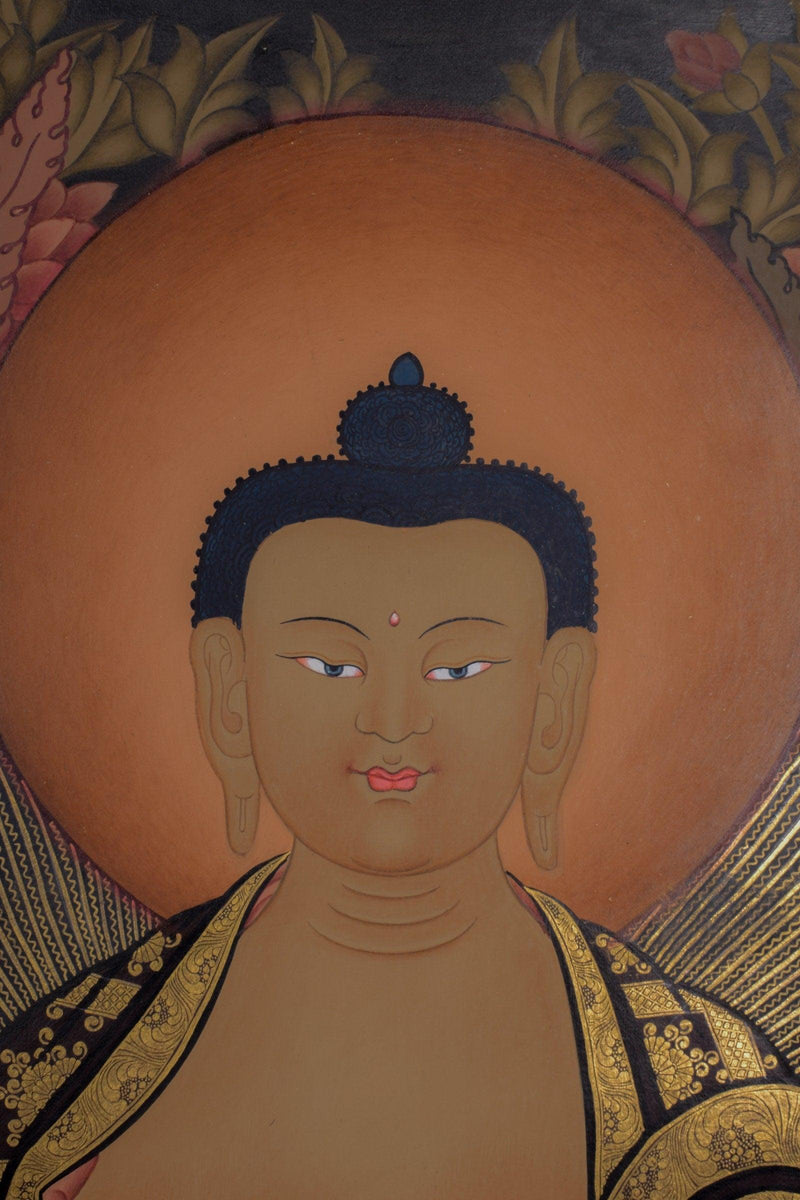 Genuine Tibetan Thangka Art of Shakyamuni Buddha  For home decor and and Wall hanging 