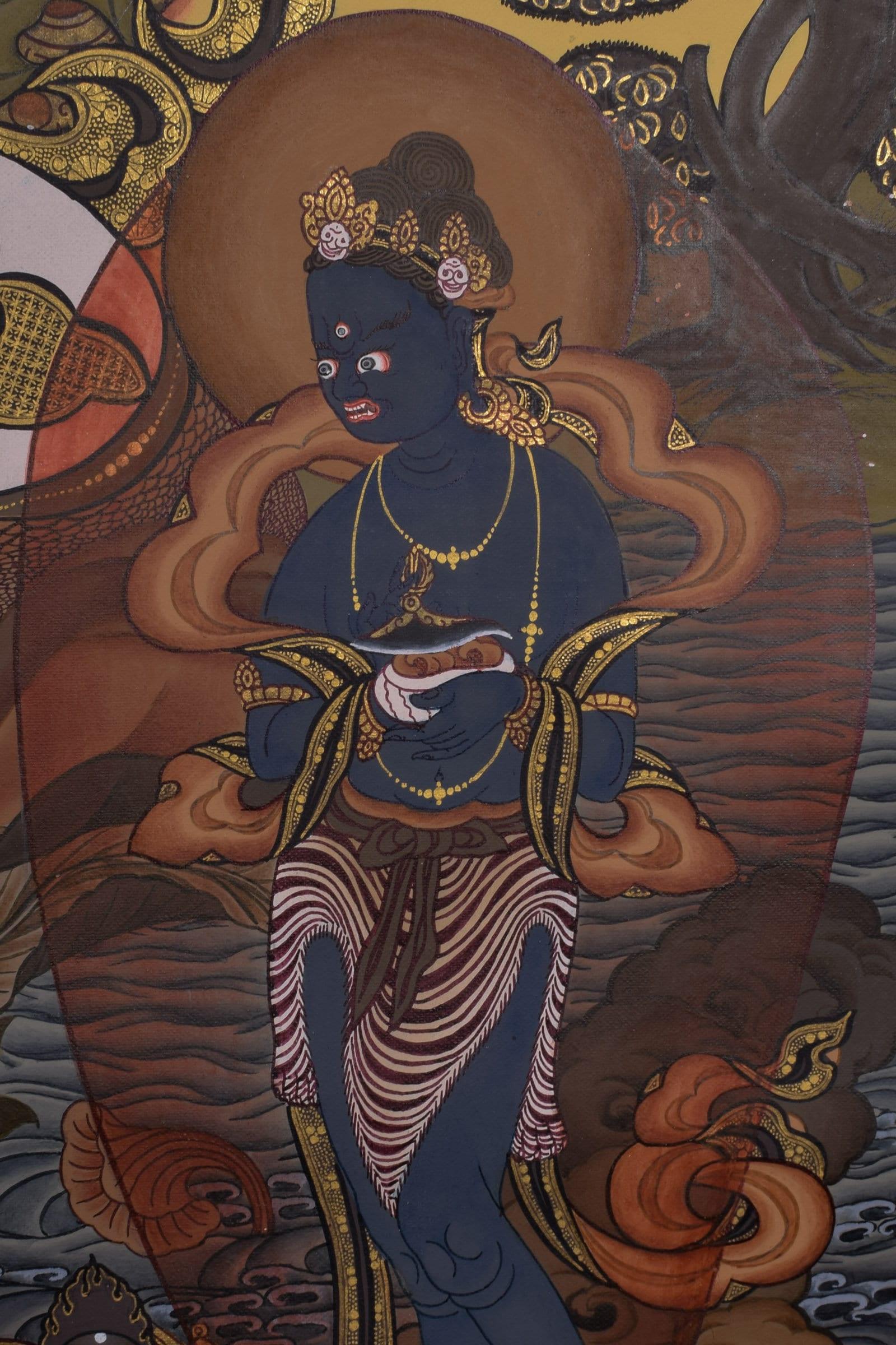White Tara Thangka Art - Himalayas Shop