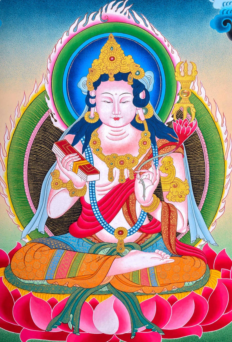 White Tara Thangka  For Meditational Practice and Spiritual Gifts