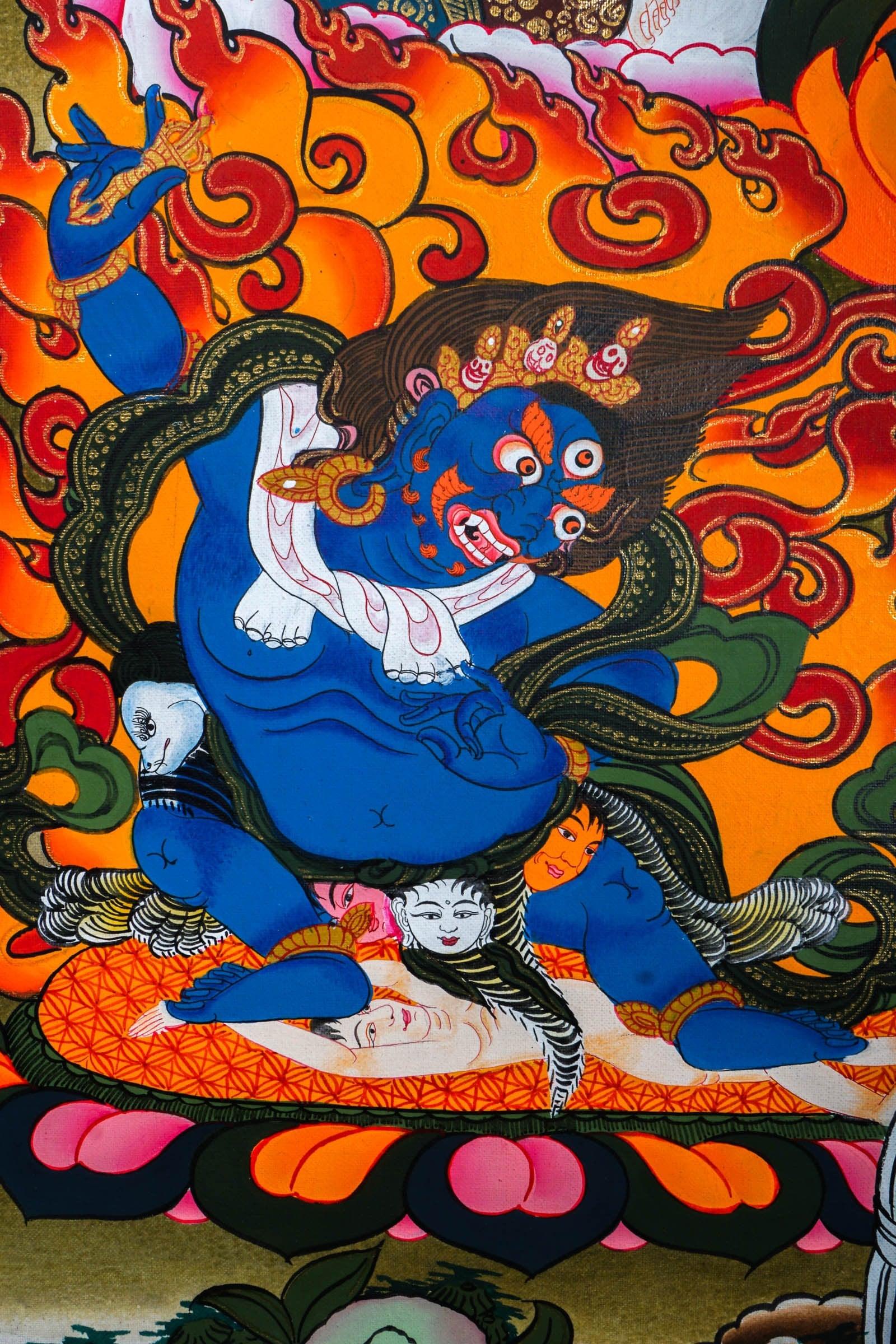Guru Rinpoche Thangka Art - Himalayas Shop