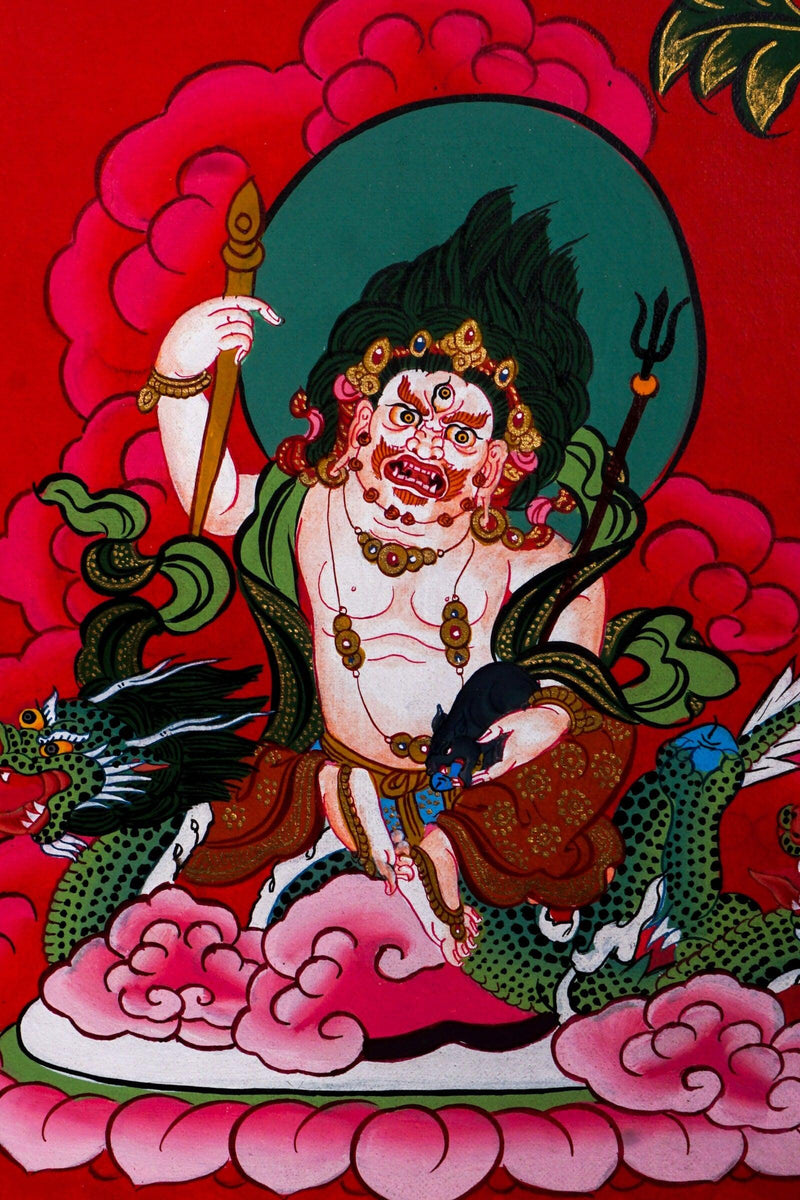 Wrathful Deity - Zambala  For Meditational Practice and Spiritual Gifts
