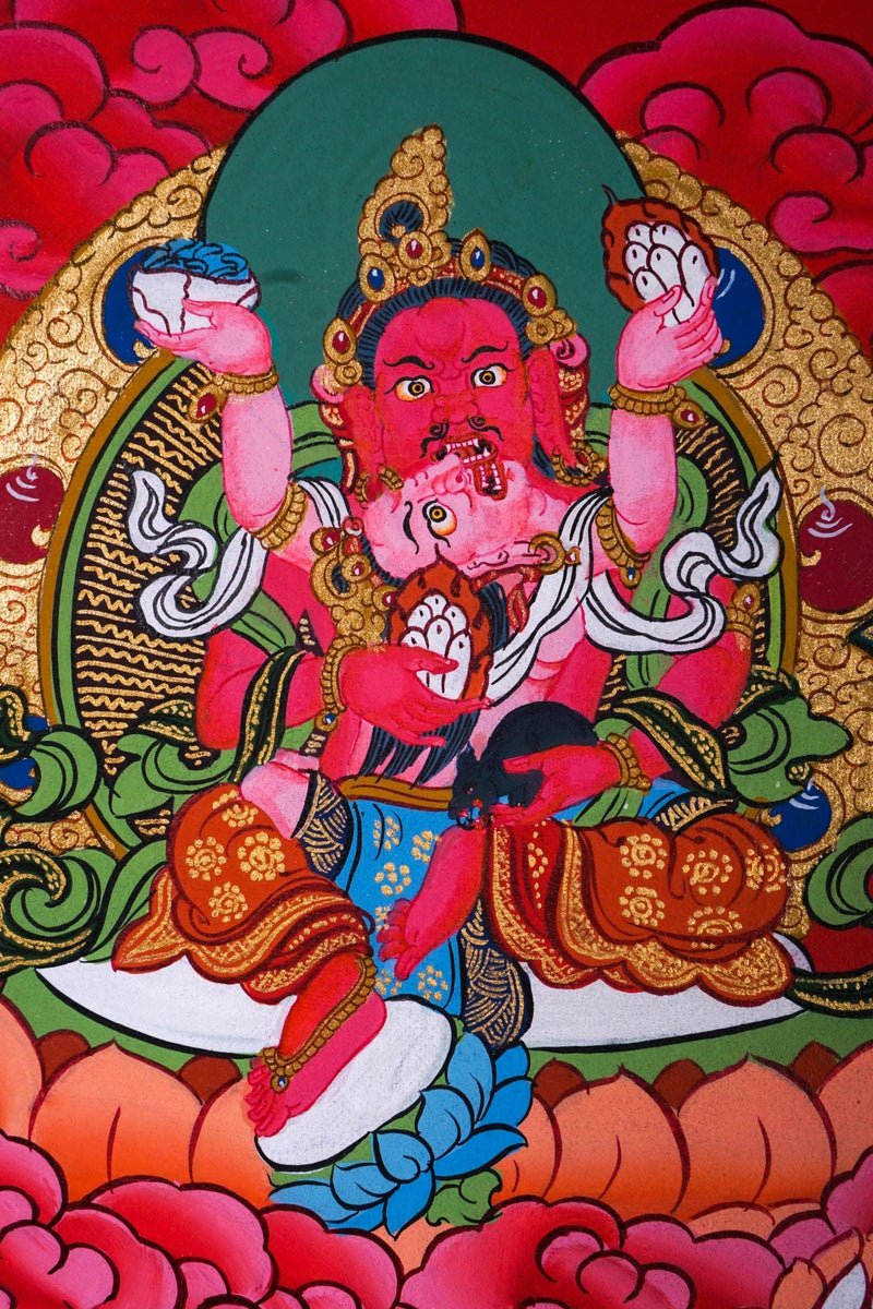 Wrathful Deity - Zambala  For Meditational Practice and Spiritual Gifts