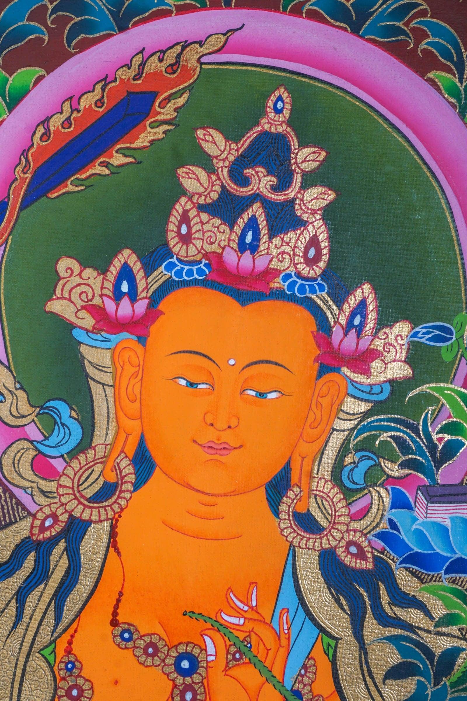 Authentic Manjushri Art For Meditational Practice and Spiritual Gifts
