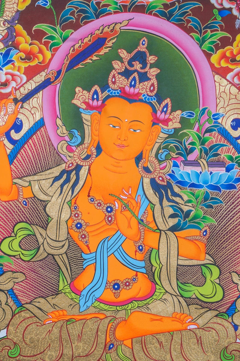 Authentic Manjushri Art For Meditational Practice and Spiritual Gifts