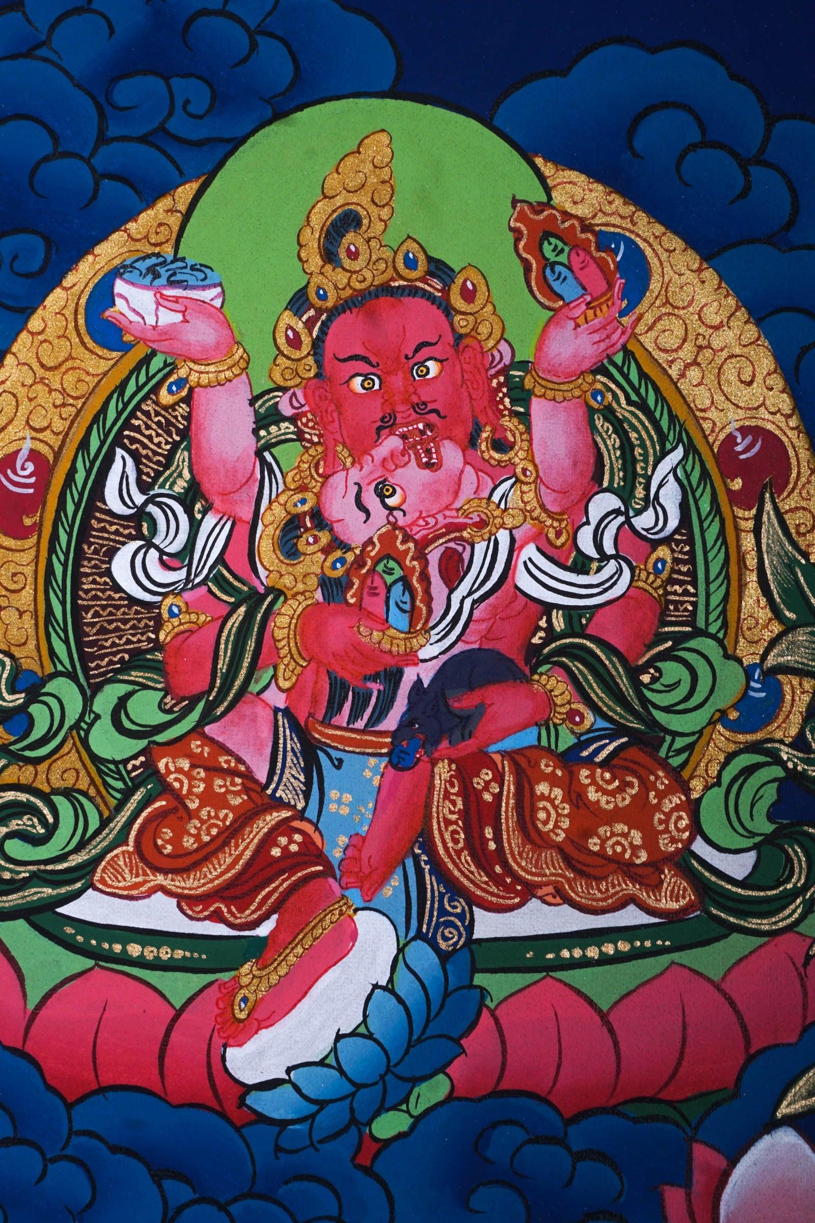 Thangka of Shakyamuni Buddha For home decor and and Wall hanging 