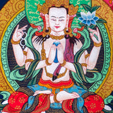 Manjushri Thangka Painting For Meditational Practice and Spiritual Gifts