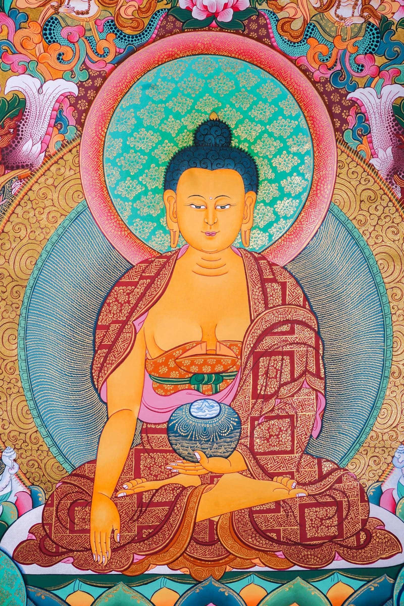 Thangka Art of Shakyamuni Buddha - Himalayas Shop