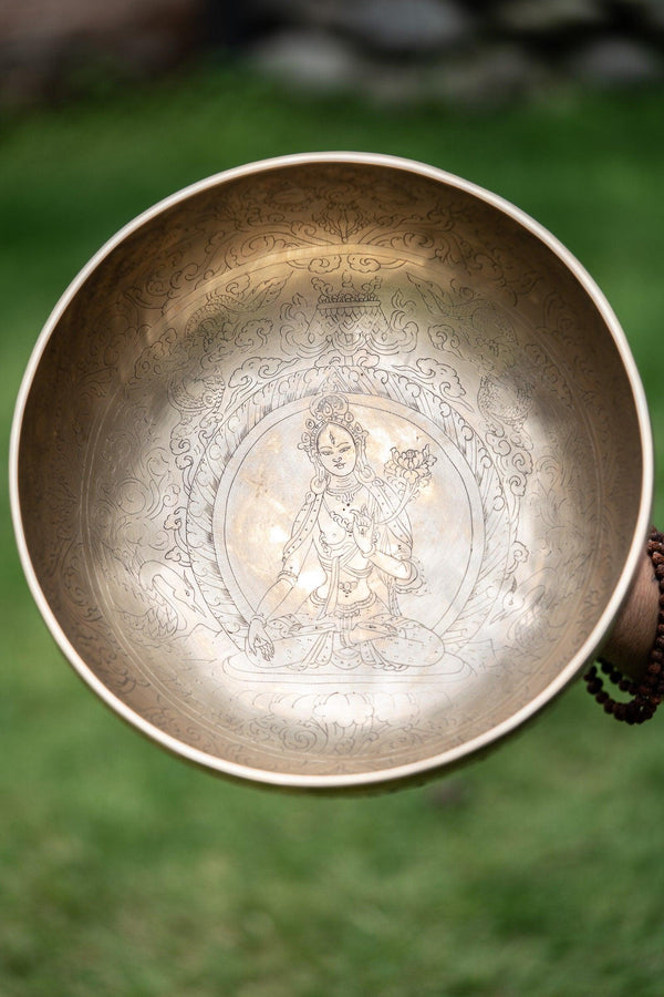 White Tara Singing Bowl