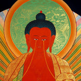 Long Life Amitabha Buddha Thangka - Himalayas Shop