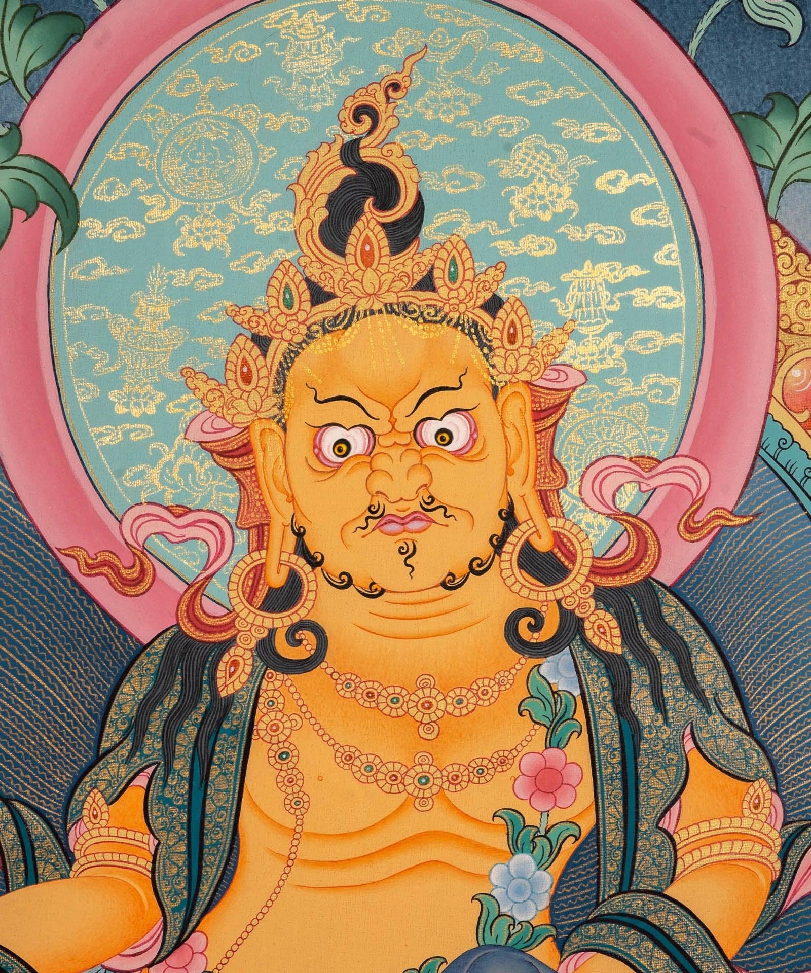 Best Quality Zambala Thangka  For Meditational Practice and Spiritual Gifts