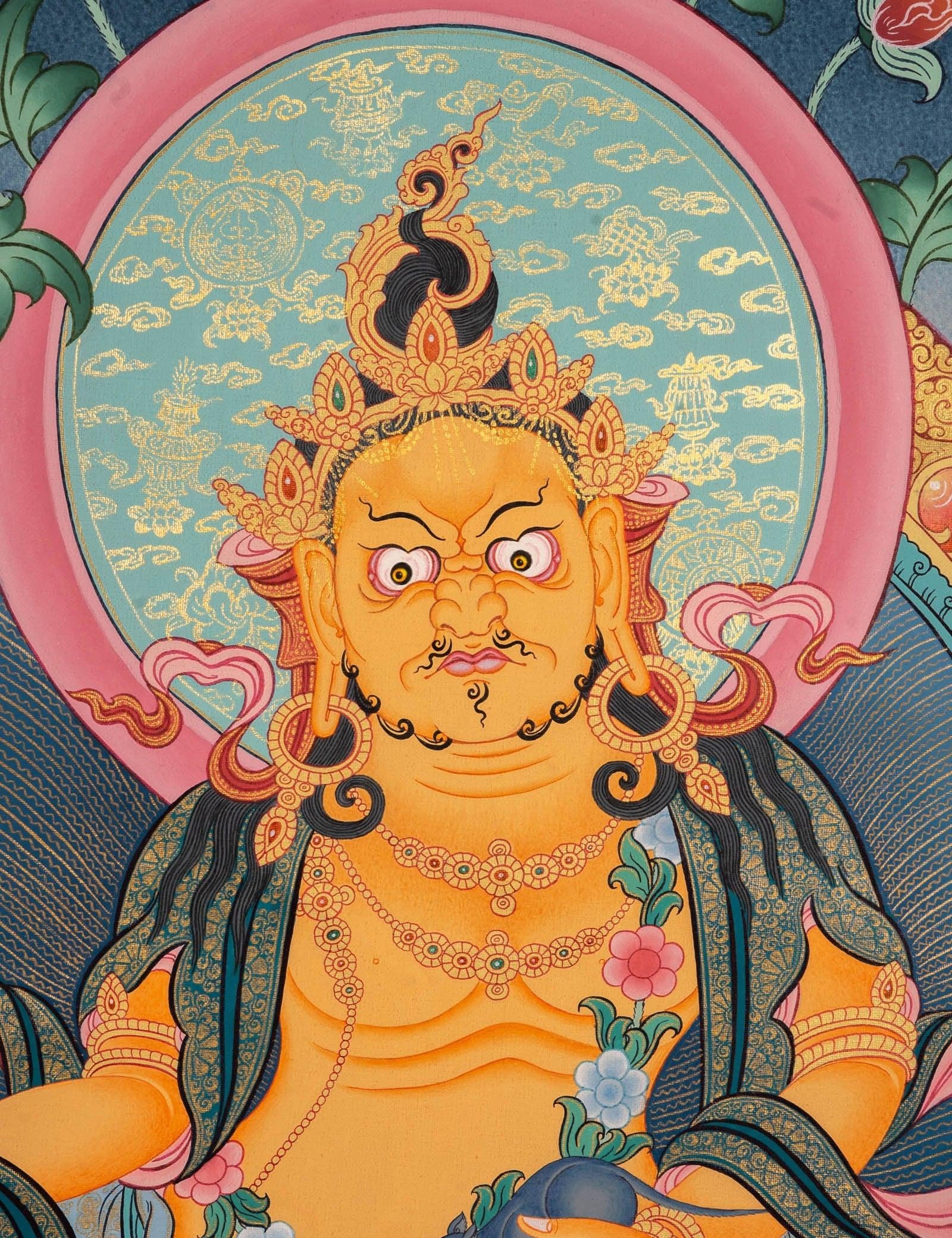 Best Quality Zambala Thangka  For Meditational Practice and Spiritual Gifts