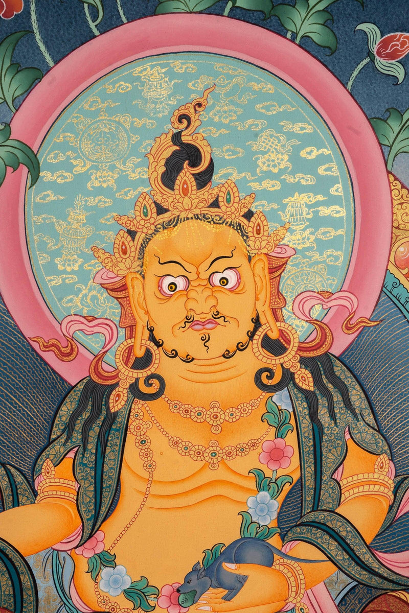 Best Quality Zambala Thangka  For Meditational Practice and Spiritual Gifts