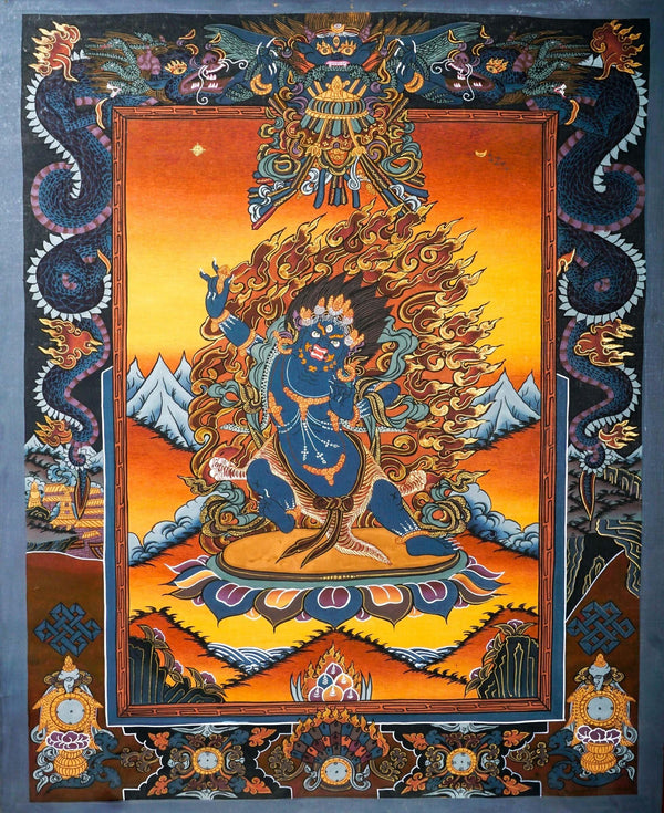 Vajrapani Buddhist Thangka Painting