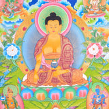  Authentic Tibetan Thangka Painting of Shakyamuni Buddha